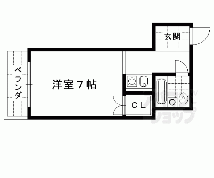 【コーポ土山】間取