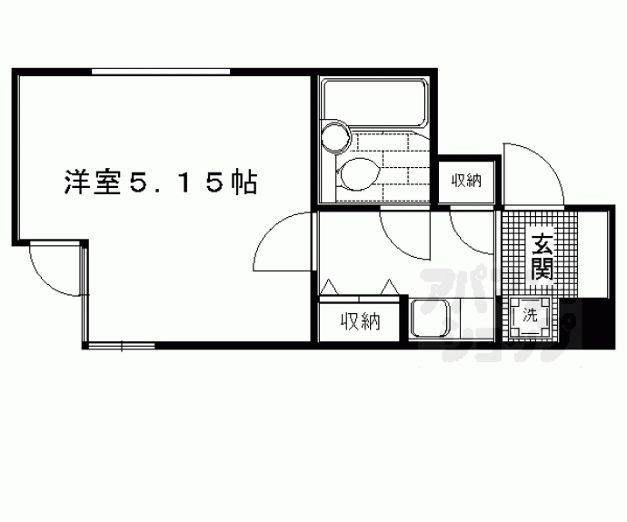 【四条大宮シャトー朝日】間取