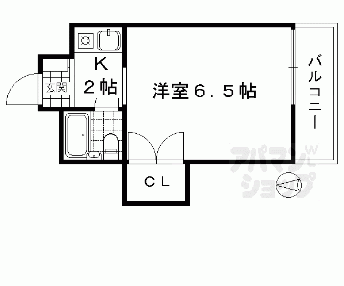 【サピエンスコート烏丸七条】間取