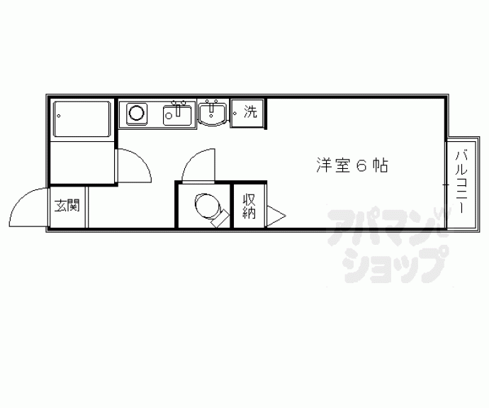 【パンションエトワールデュノール２】間取