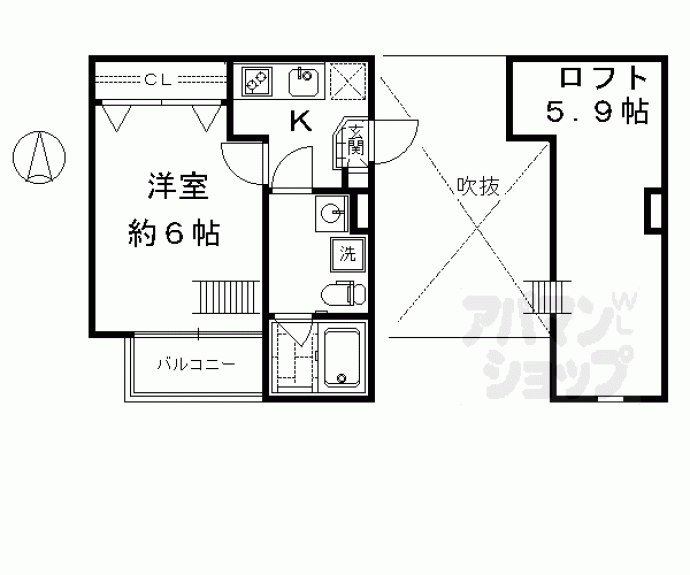 【リヴァブル京都駅西】間取