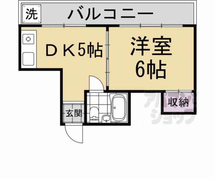 【リバーサイド　クロカワ】間取