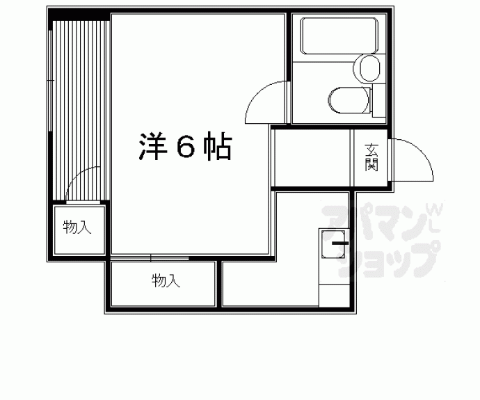 【リバーサイド　クロカワ】間取