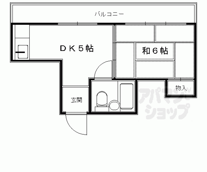 【リバーサイド　クロカワ】間取