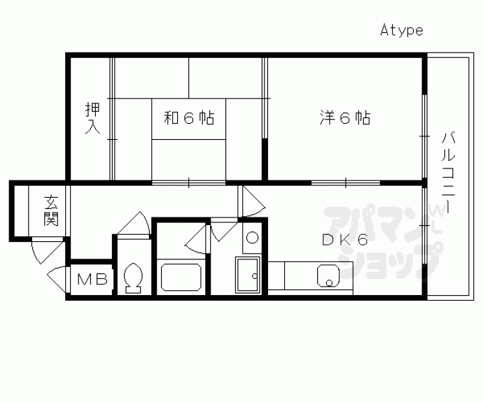 【ウェルネス桃山】間取