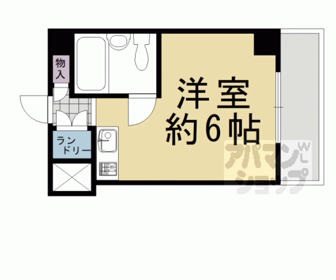 【エクレーヌ御池】間取