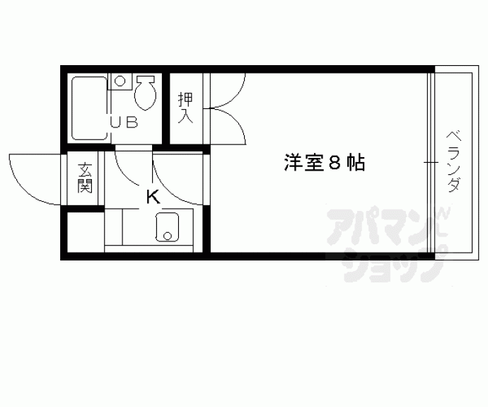 【山岡マンション】間取