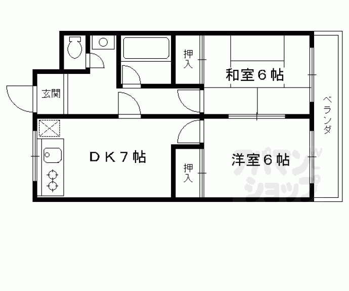 【ハイツ木村】間取