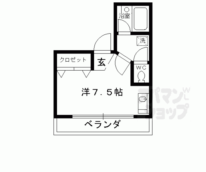 【フェアウインド御池】間取