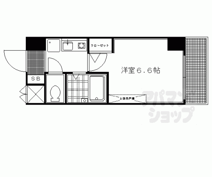 【ラナップスクエア京都北野】間取