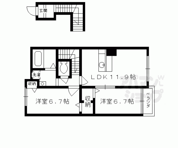 【リエゾン　コート】間取