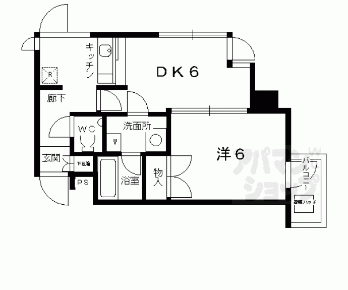 【パインベルテⅡ】間取