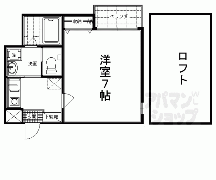 【アブティール桂西口】間取