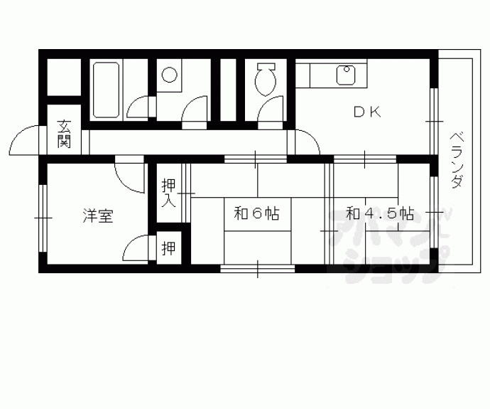 【安井マンション】間取