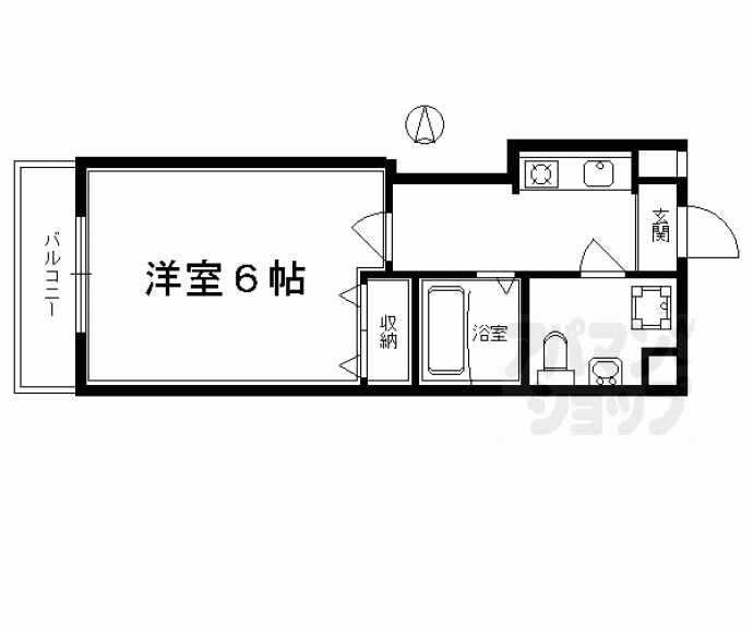 【ラクティー四条寺町】間取