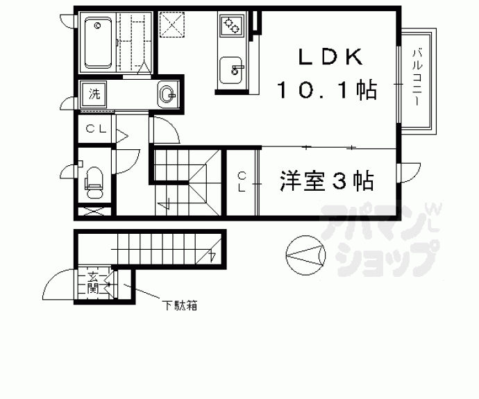 【ル・トゥルヌソル】間取