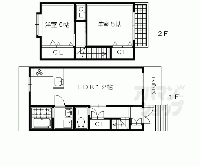 【アルトドルフ宝ヶ池】間取