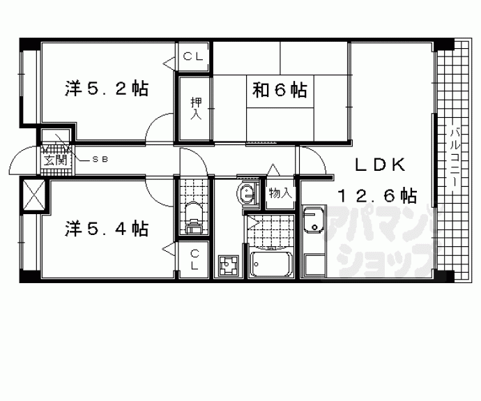 【コージースクエア・広野】間取