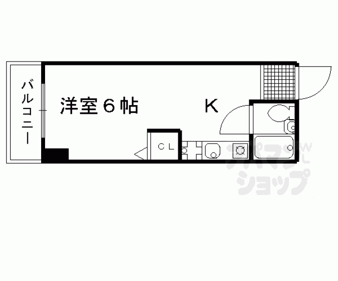 【ロイヤルパレス祇園】間取