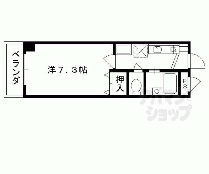 【シャンバーグ東山】間取