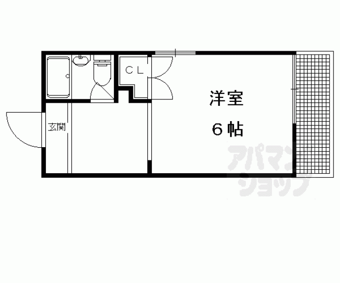 【シェアフラット岩倉】間取