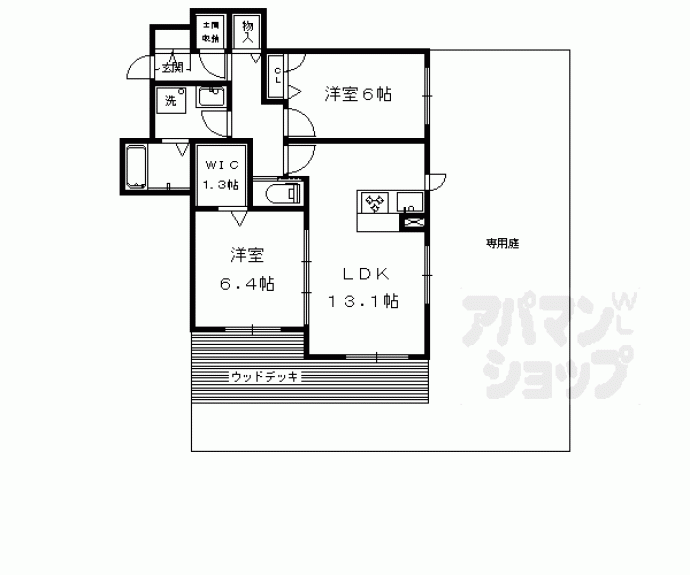 【シャーメゾン岩倉南】間取