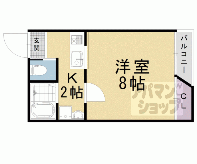 【京ＯＨＢＵⅤ】間取