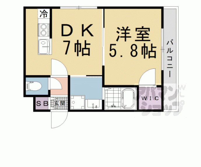 【ＧＡＲＮＥＴ　ＲＥＳＩＤＥＮＣＥ　聖護院】間取