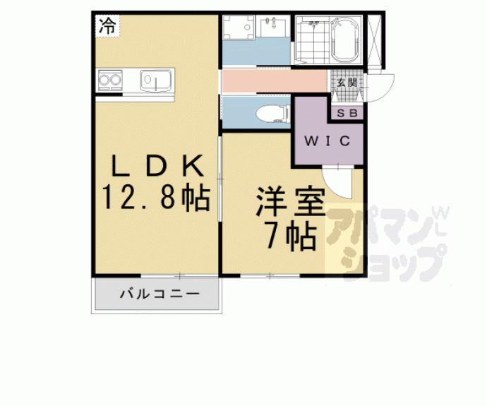 【ＧＡＲＮＥＴ　ＲＥＳＩＤＥＮＣＥ　聖護院】間取