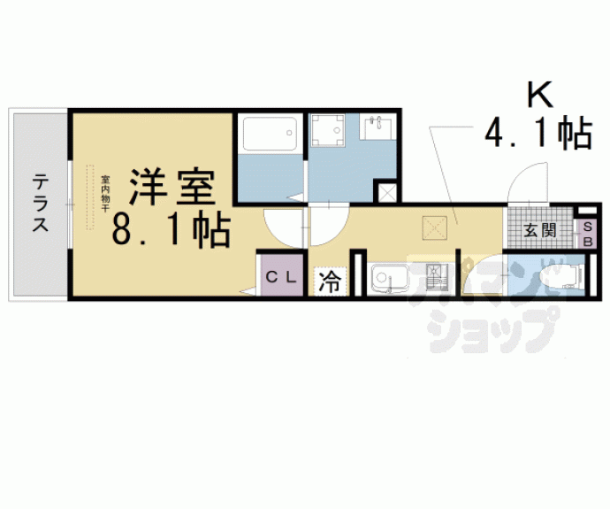 【フォーレスト曼殊院】間取