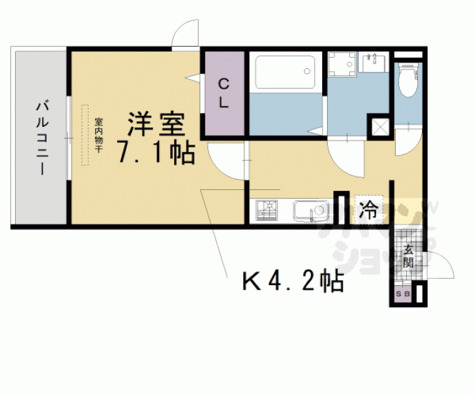 【フォーレスト曼殊院】間取