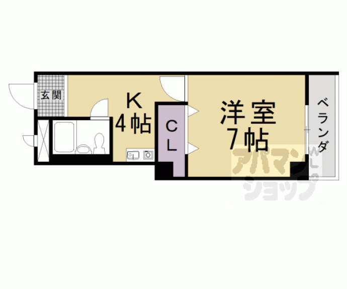 【信和岩倉ハイツ】間取