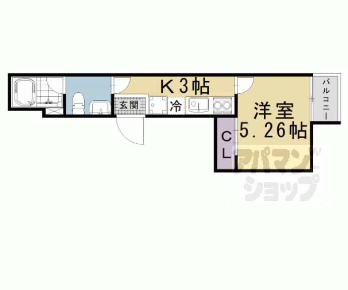 【ベレーザ北大路】間取