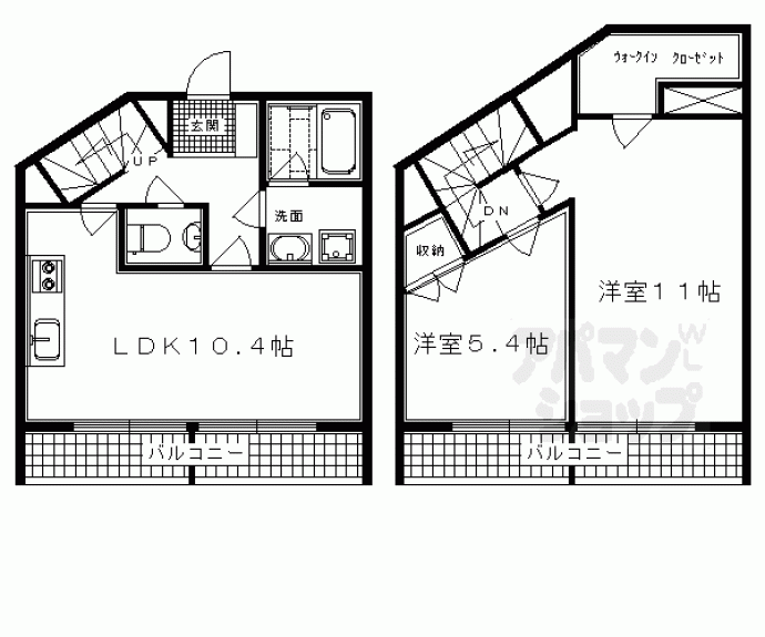 【パークハウス】間取