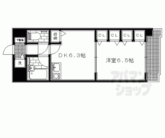 【ライオンズマンション高野東】間取