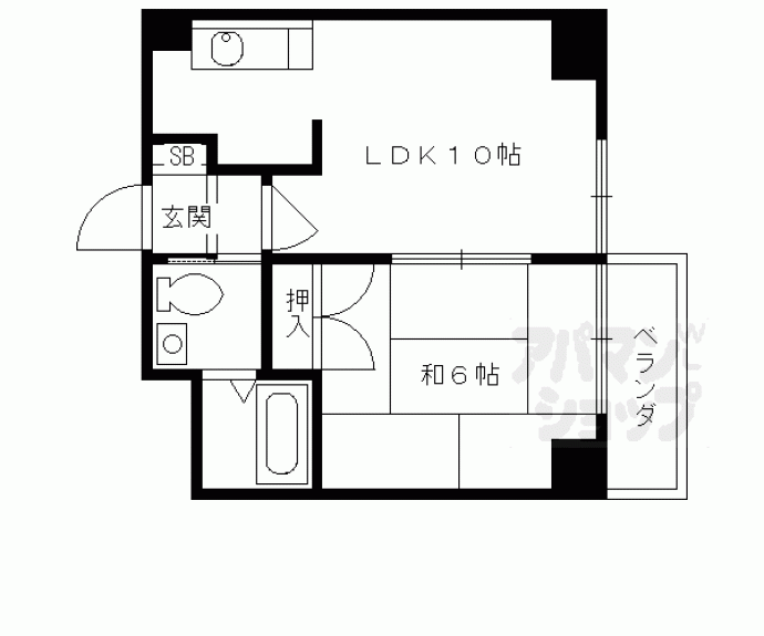 【エグゼ東山】間取