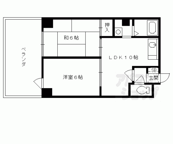 【エグゼ東山】間取