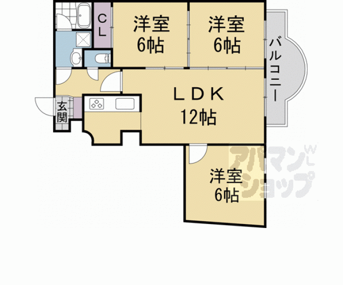 【エグゼ東山】間取