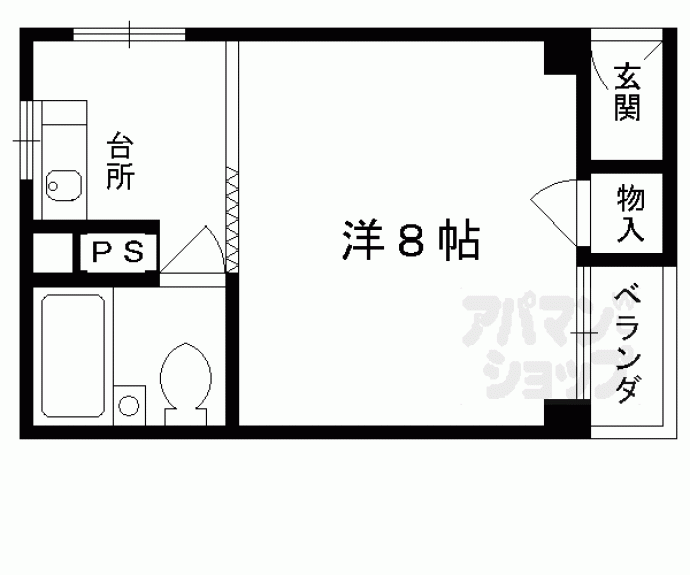 【コーポサンライズ】間取