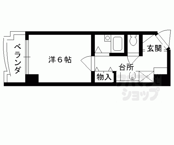 【リバティ大和大路】間取