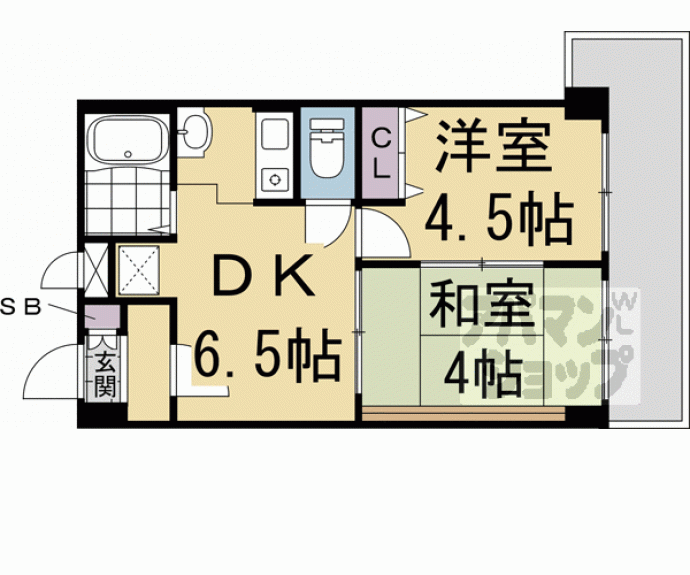 【ＳＴエンブレムくげ】間取