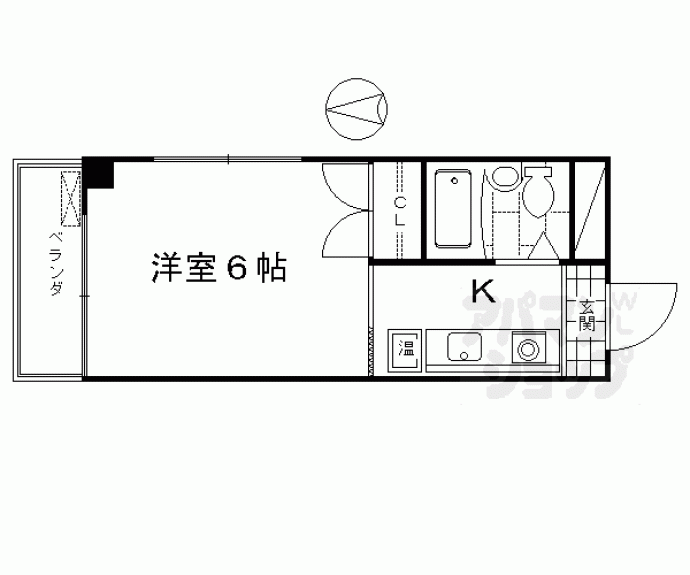 【アンデス東寺】間取