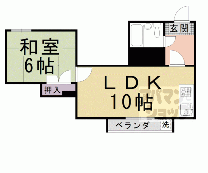 【シティアーク東山】間取