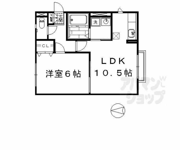 【ハイム六条】間取