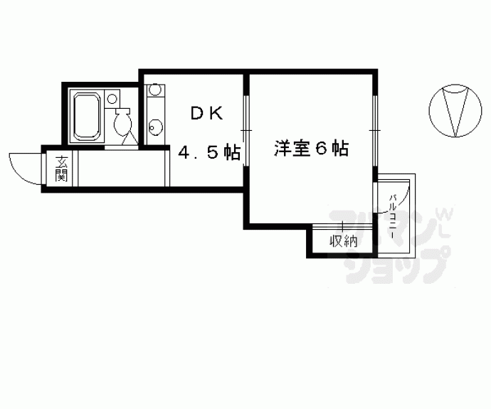 【福野マンション】間取