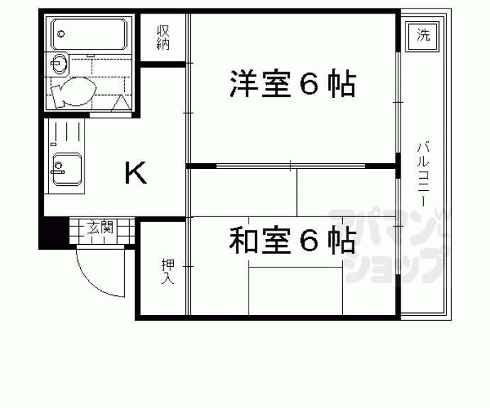 【エスプリット横山】間取