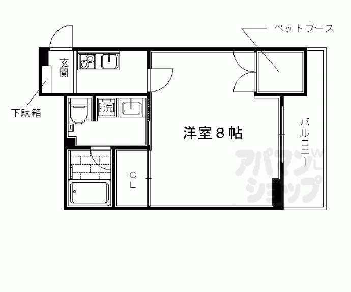 【Ｉ－ａｒｔｓ七条大宮】間取