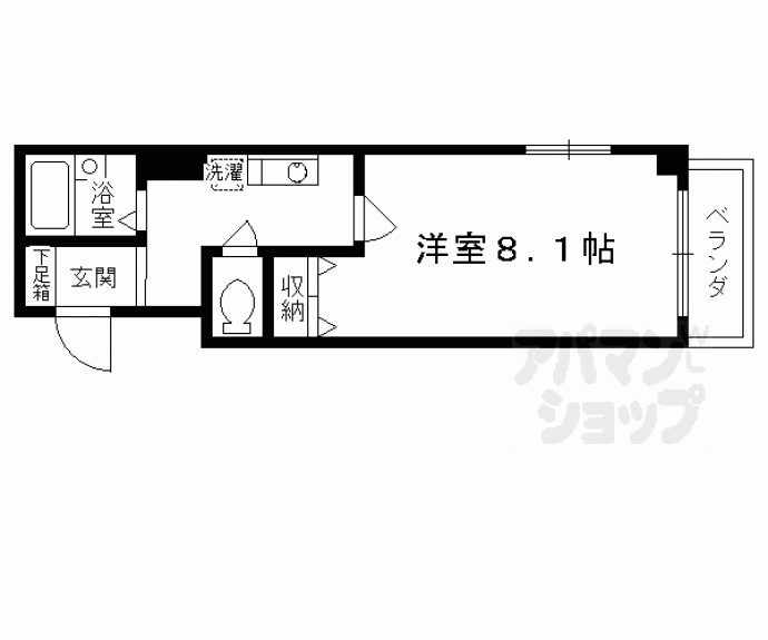 【プレサンス京都二条城前】間取