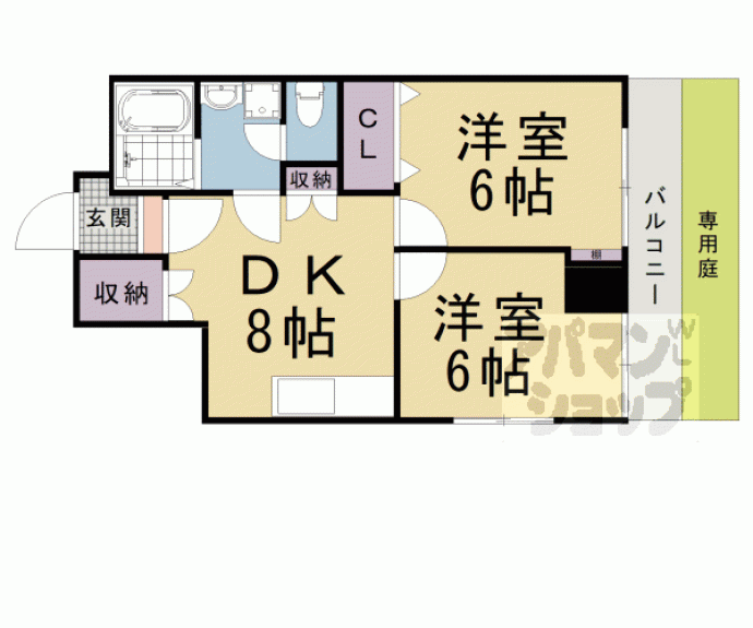 【Ｍｉｒｅｉ東福寺】間取