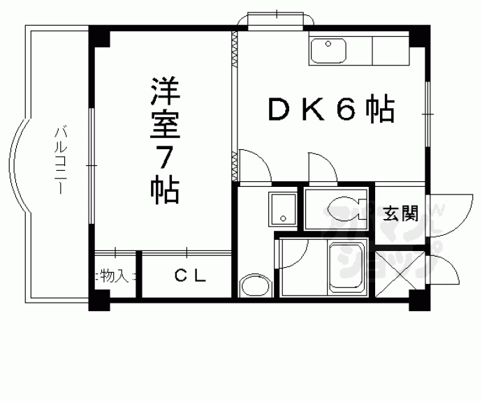 【第二グレース安田】間取